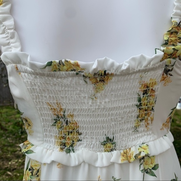 💋NWT SMYM Bristol Sunny Side BoHo Floral Maxi Dress - Picture 14 of 15
